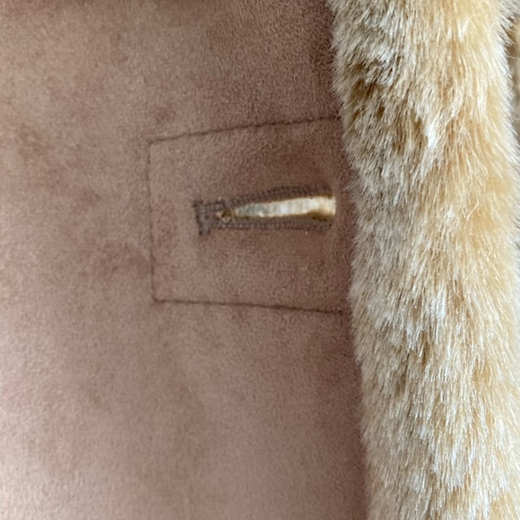 GORGEOUS LADIES UTEX DESIGN FULL-LENGTH FAUX SUEDE COAT SIZE MEDIUM - Picture 15 of 15